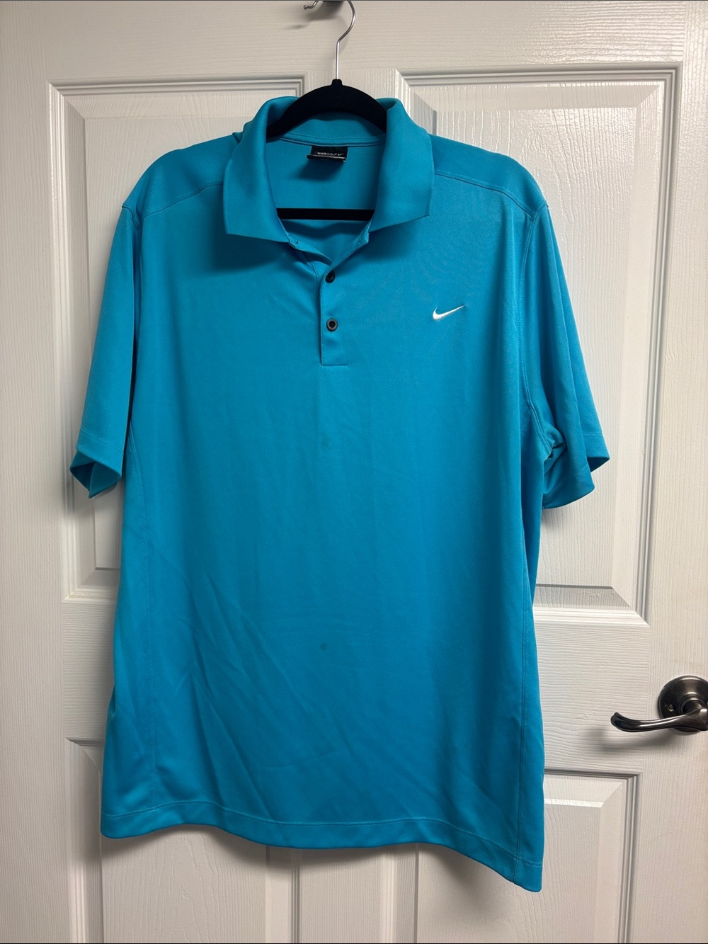 Nike Turquoise Short-Sleeve Dri-FIT Polo